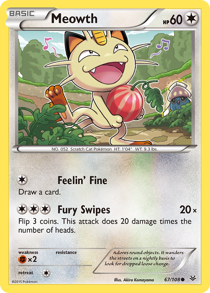 Meowth (67/108) [XY: Roaring Skies] | RetroPlay Games