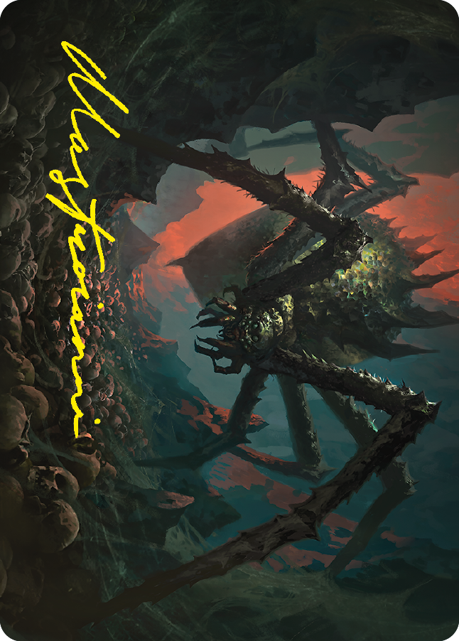 Shelob, Child of Ungoliant Art Card (Gold-Stamped Signature) [The Lord of the Rings: Tales of Middle-earth Art Series] | RetroPlay Games