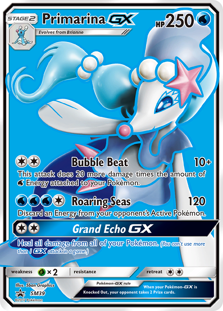 Primarina GX (SM39) [Sun & Moon: Black Star Promos] | RetroPlay Games