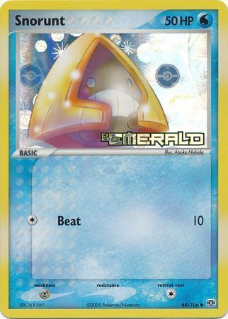 Snorunt (64/106) (Stamped) [EX: Emerald] | RetroPlay Games