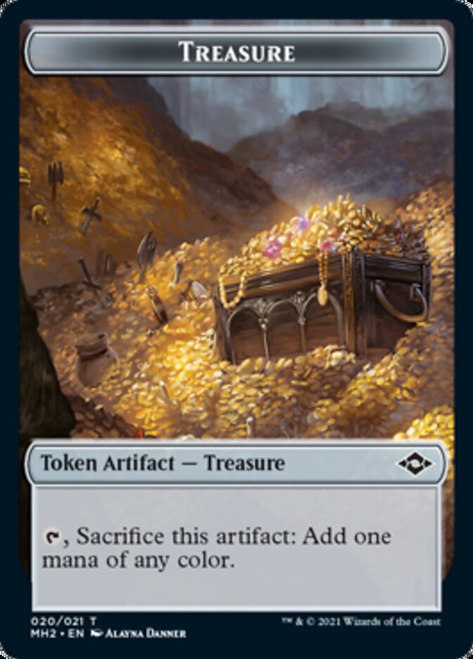 Treasure Token (#20) [Modern Horizons 2 Tokens] | RetroPlay Games