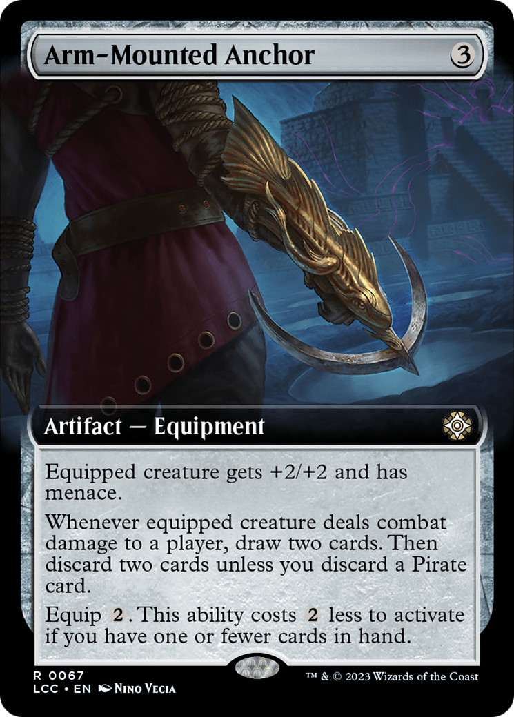 Arm-Mounted Anchor (Extended Art) [The Lost Caverns of Ixalan Commander] | RetroPlay Games