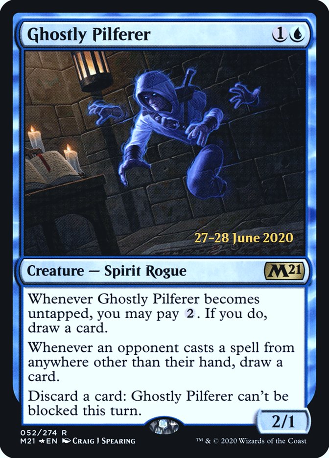 Ghostly Pilferer  [Core Set 2021 Prerelease Promos] | RetroPlay Games