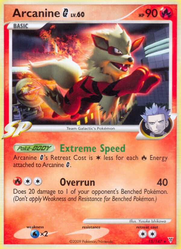 Arcanine G (15/147) (Theme Deck Exclusive) [Platinum: Supreme Victors] | RetroPlay Games