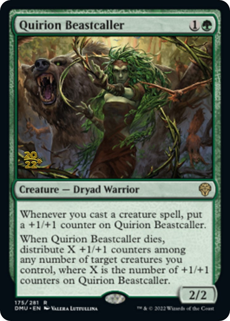 Quirion Beastcaller [Dominaria United Prerelease Promos] | RetroPlay Games