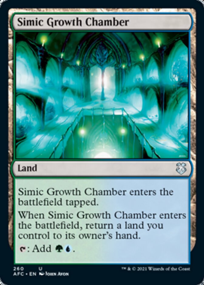 Simic Growth Chamber [Dungeons & Dragons: Adventures in the Forgotten Realms Commander] | RetroPlay Games