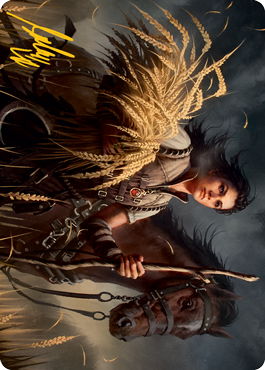 Ambitious Farmhand Art Card (Gold-Stamped Signature) [Innistrad: Midnight Hunt Art Series] | RetroPlay Games