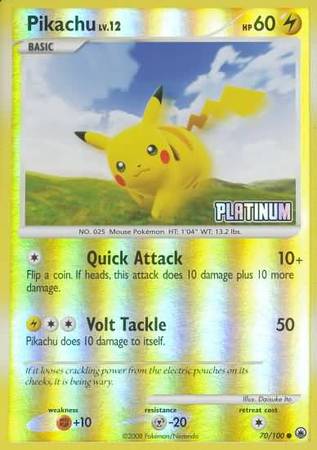 Pikachu (70/100) [Burger King Promos: 2009 Collection] | RetroPlay Games