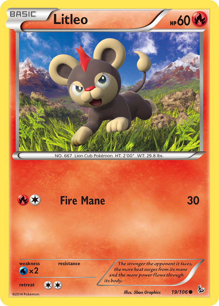 Litleo (19/106) [XY: Flashfire] | RetroPlay Games