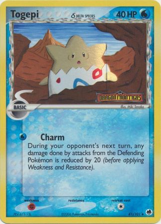 Togepi (41/101) (Delta Species) (Stamped) [EX: Dragon Frontiers] | RetroPlay Games