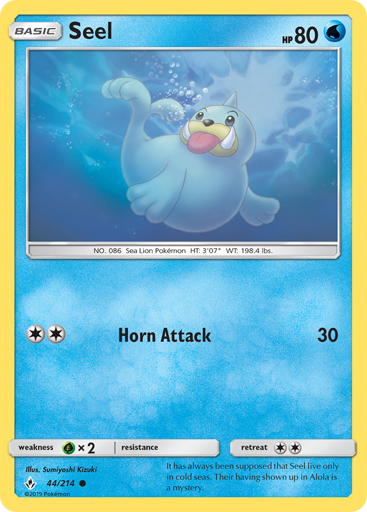 Seel (44/214) [Sun & Moon: Unbroken Bonds] | RetroPlay Games