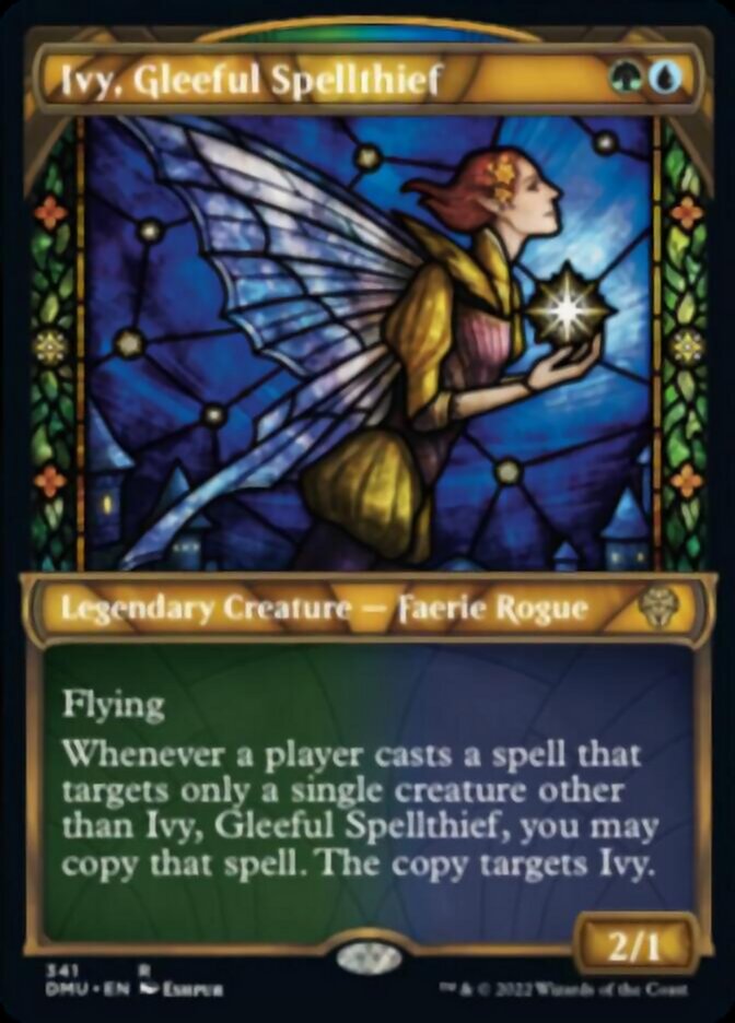 Ivy, Gleeful Spellthief (Showcase Textured) [Dominaria United] | RetroPlay Games