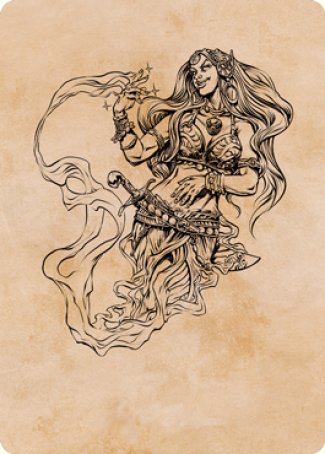 Djinni Windseer (Showcase) Art Card [Dungeons & Dragons: Adventures in the Forgotten Realms Art Series] | RetroPlay Games