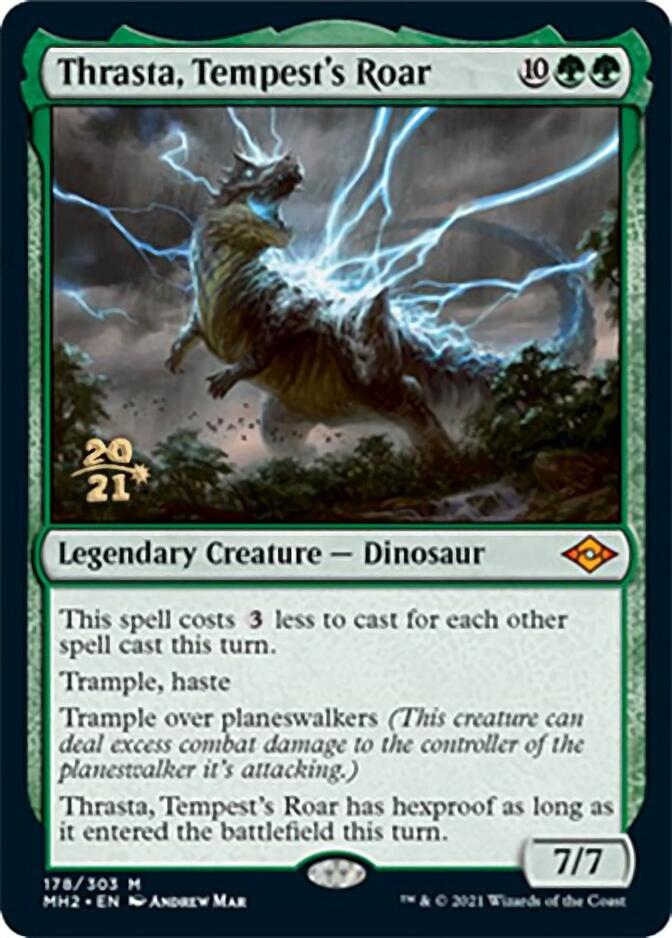 Thrasta, Tempest's Roar [Modern Horizons 2 Prerelease Promos] | RetroPlay Games