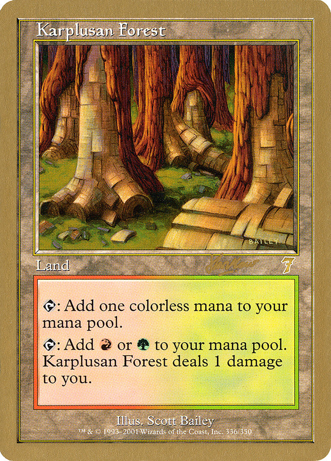 Karplusan Forest (Sim Han How) [World Championship Decks 2002] | RetroPlay Games