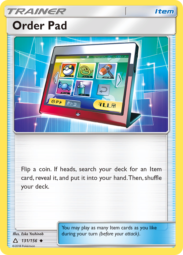 Order Pad (131/156) [Sun & Moon: Ultra Prism] | RetroPlay Games