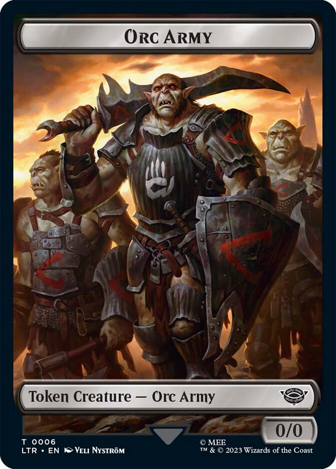 Orc Army Token (06) [The Lord of the Rings: Tales of Middle-Earth Tokens] | RetroPlay Games