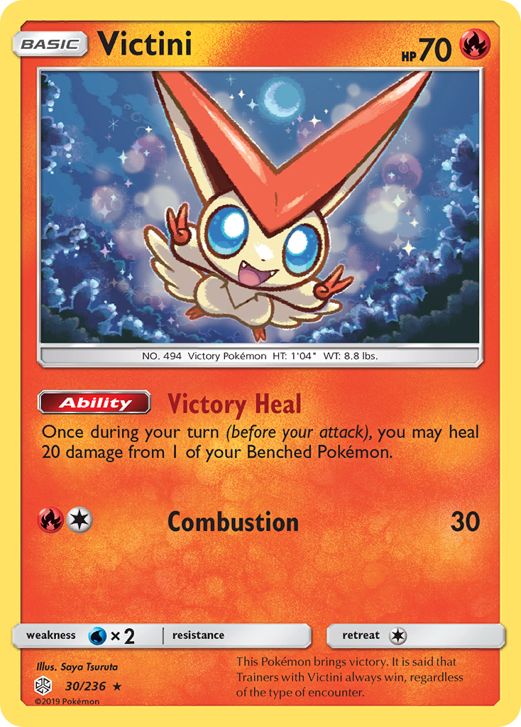 Victini (30/236) [Sun & Moon: Cosmic Eclipse] | RetroPlay Games