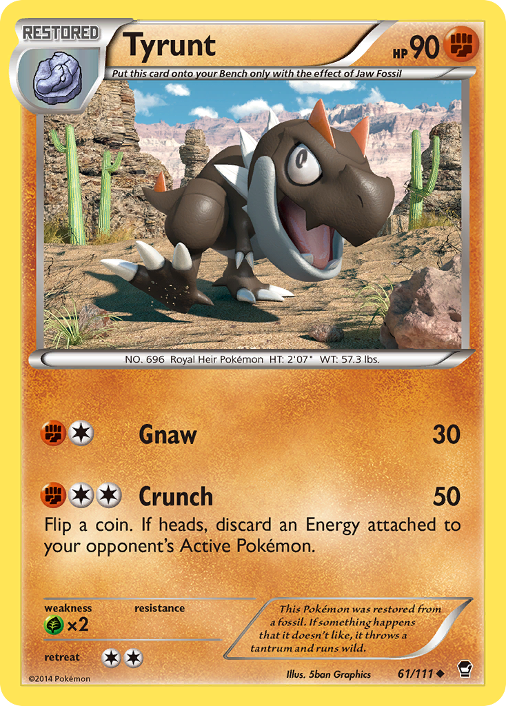 Tyrunt (61/111) [XY: Furious Fists] | RetroPlay Games