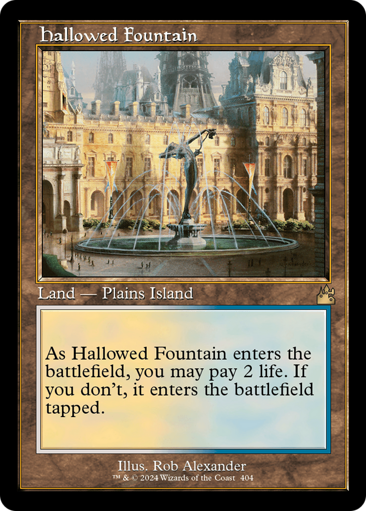 Hallowed Fountain (Retro) [Ravnica Remastered] | RetroPlay Games