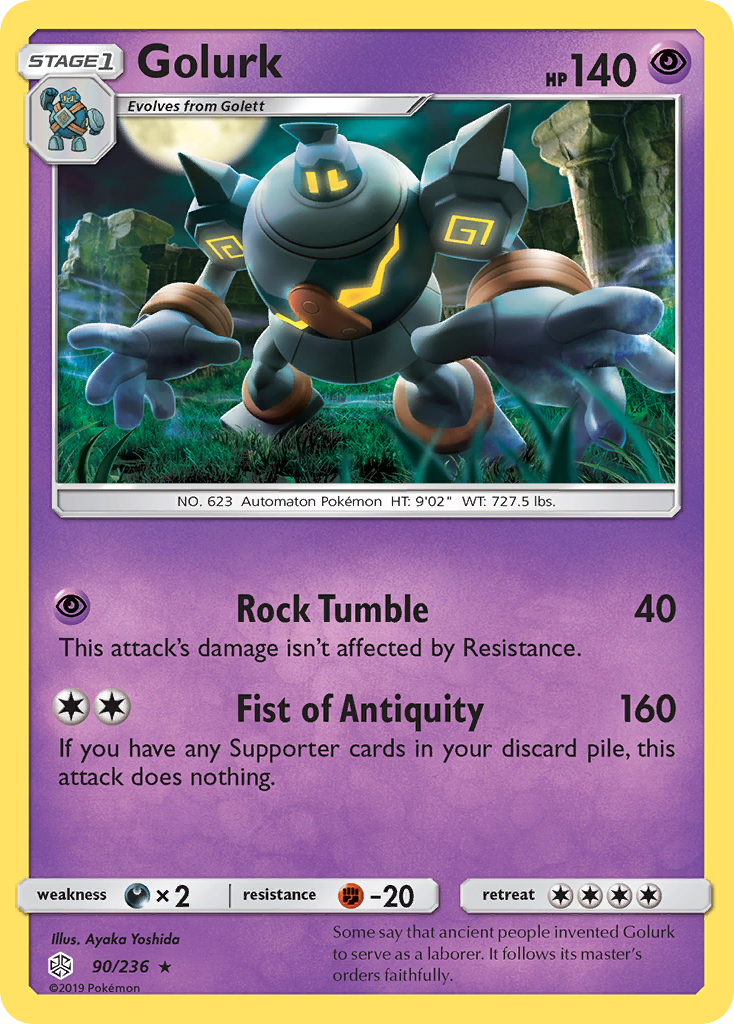 Golurk (90/236) [Sun & Moon: Cosmic Eclipse] | RetroPlay Games