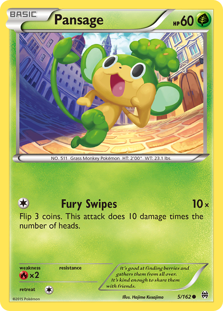 Pansage (5/162) [XY: BREAKthrough] | RetroPlay Games