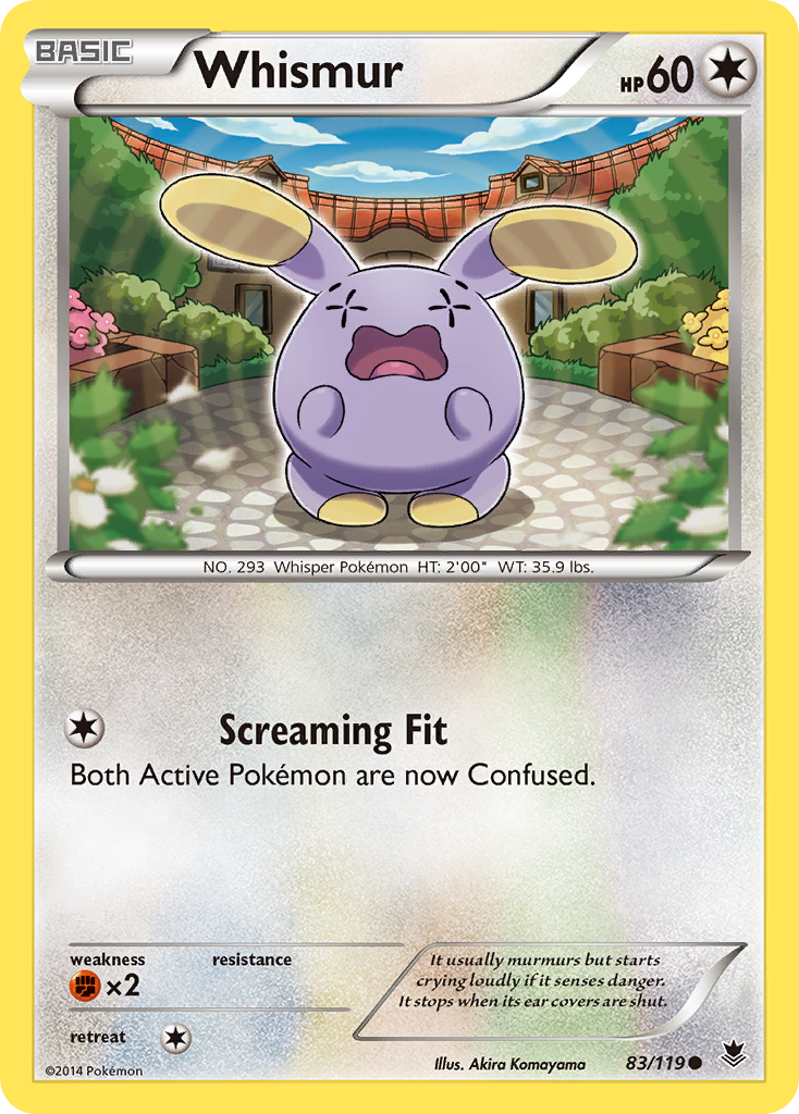 Whismur (83/119) [XY: Phantom Forces] | RetroPlay Games