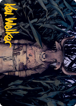 Fleshtaker Art Card (Gold-Stamped Signature) [Innistrad: Midnight Hunt Art Series] | RetroPlay Games