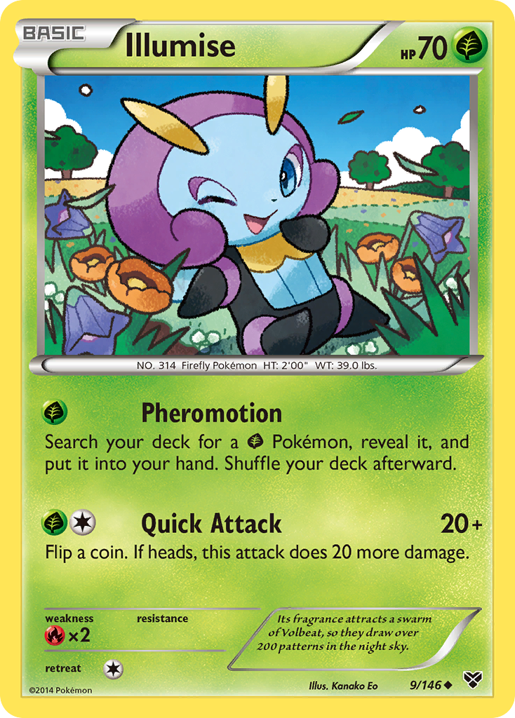 Illumise (9/146) [XY: Base Set] | RetroPlay Games