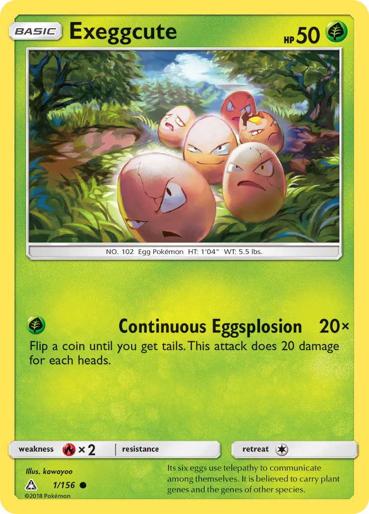 Exeggcute (1/156) [Sun & Moon: Ultra Prism] | RetroPlay Games