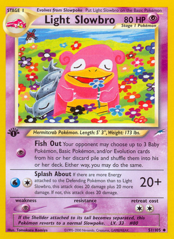 Light Slowbro (51/105) [Neo Destiny 1st Edition] | RetroPlay Games