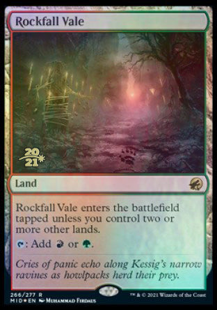 Rockfall Vale [Innistrad: Midnight Hunt Prerelease Promos] | RetroPlay Games