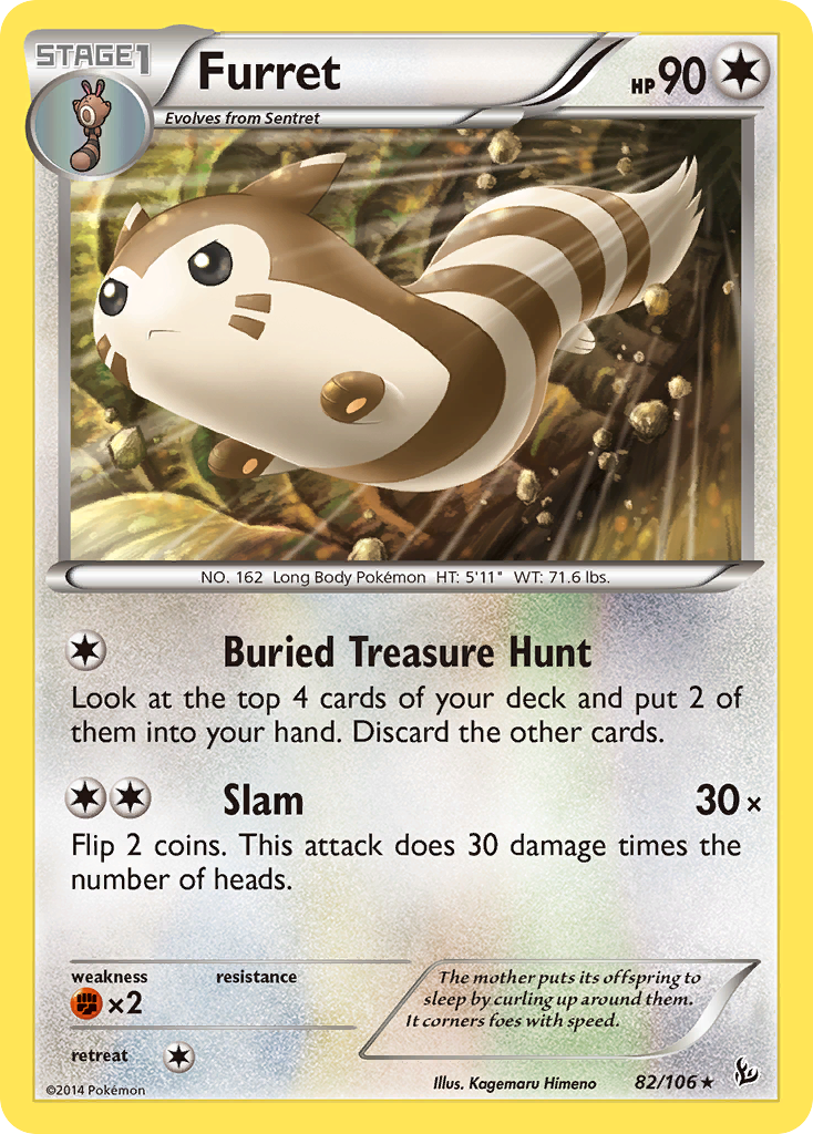 Furret (82/106) [XY: Flashfire] | RetroPlay Games