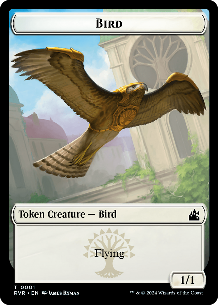 Bird // Sphinx Double-Sided Token [Ravnica Remastered Tokens] | RetroPlay Games