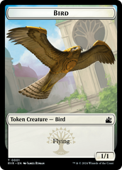 Bird // Soldier Double-Sided Token [Ravnica Remastered Tokens] | RetroPlay Games