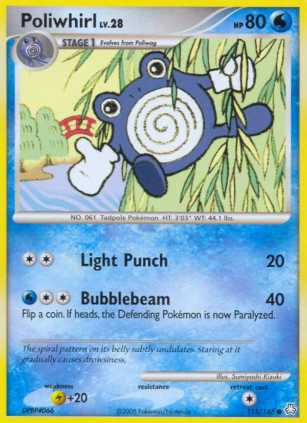 Poliwhirl (115/146) [Diamond & Pearl: Legends Awakened] | RetroPlay Games