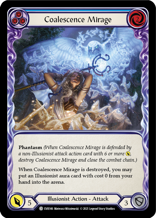 Coalescence Mirage (Blue) [EVR146] (Everfest)  1st Edition Rainbow Foil | RetroPlay Games