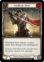 Steelblade Shunt (Red) [U-WTR126] (Welcome to Rathe Unlimited)  Unlimited Rainbow Foil | RetroPlay Games