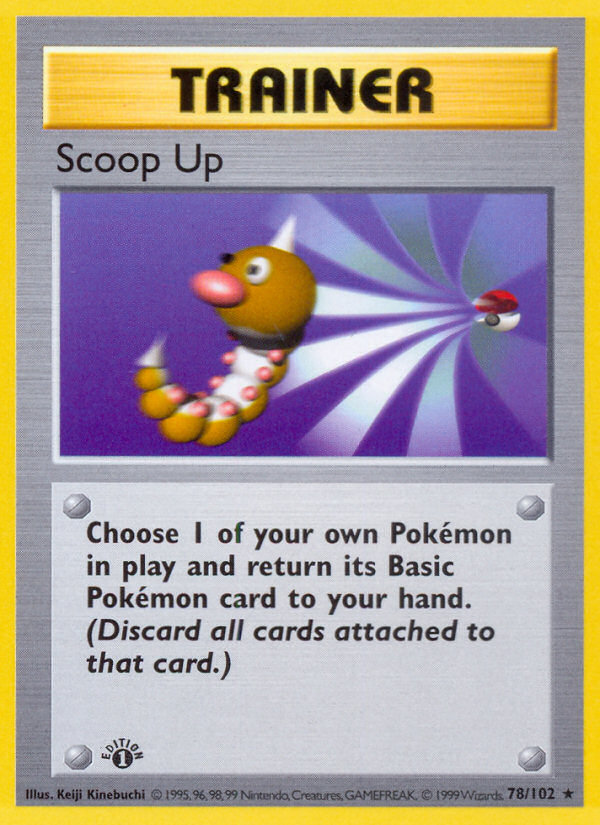 Scoop Up (78/102) (Shadowless) [Base Set 1st Edition] | RetroPlay Games