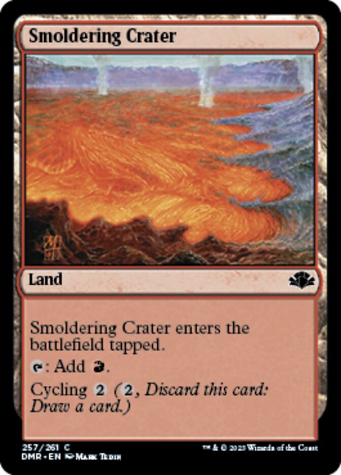 Smoldering Crater [Dominaria Remastered] | RetroPlay Games