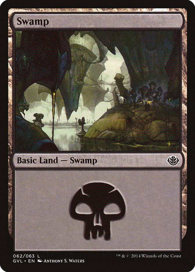 Swamp (62) (Garruk vs. Liliana) [Duel Decks Anthology] | RetroPlay Games