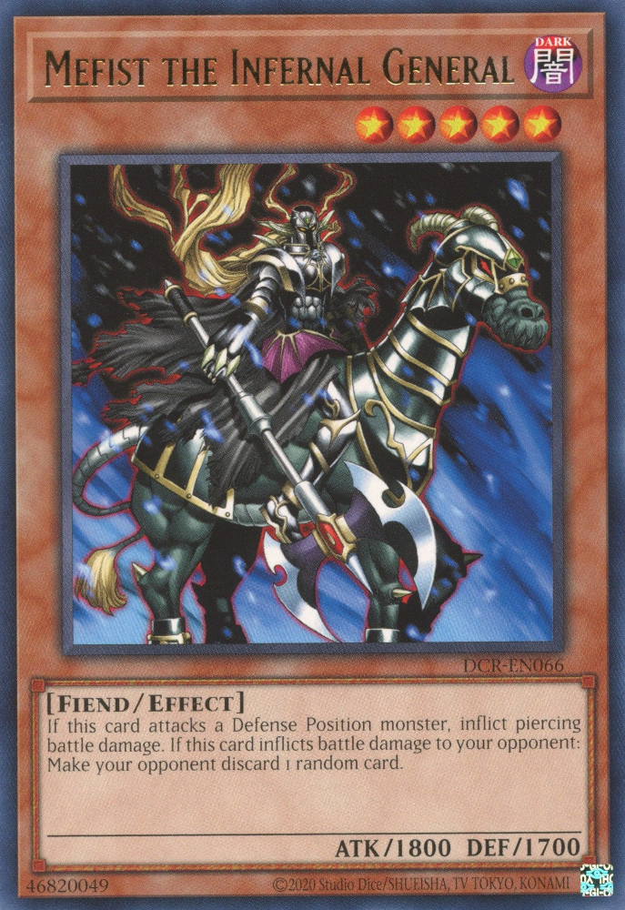 Mefist the Infernal General [DCR-EN066] Rare | RetroPlay Games
