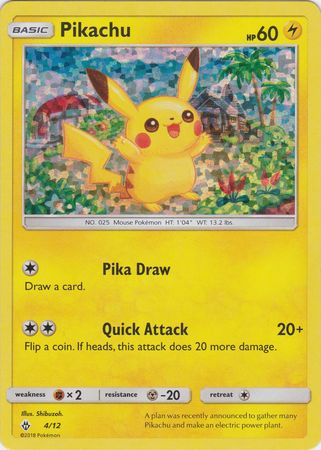 Pikachu (4/12) [McDonald's Promos: 2018 Collection] | RetroPlay Games