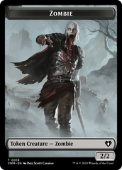 Zombie (0019) // Kor Soldier Double-Sided Token [Commander Masters Tokens] | RetroPlay Games