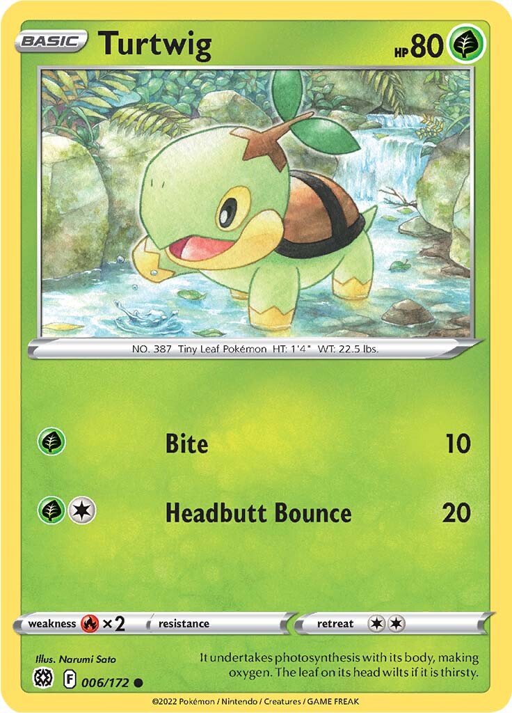 Turtwig (006/172) [Sword & Shield: Brilliant Stars] | RetroPlay Games