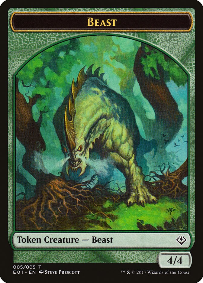 Beast (005/005) [Archenemy: Nicol Bolas Tokens] | RetroPlay Games