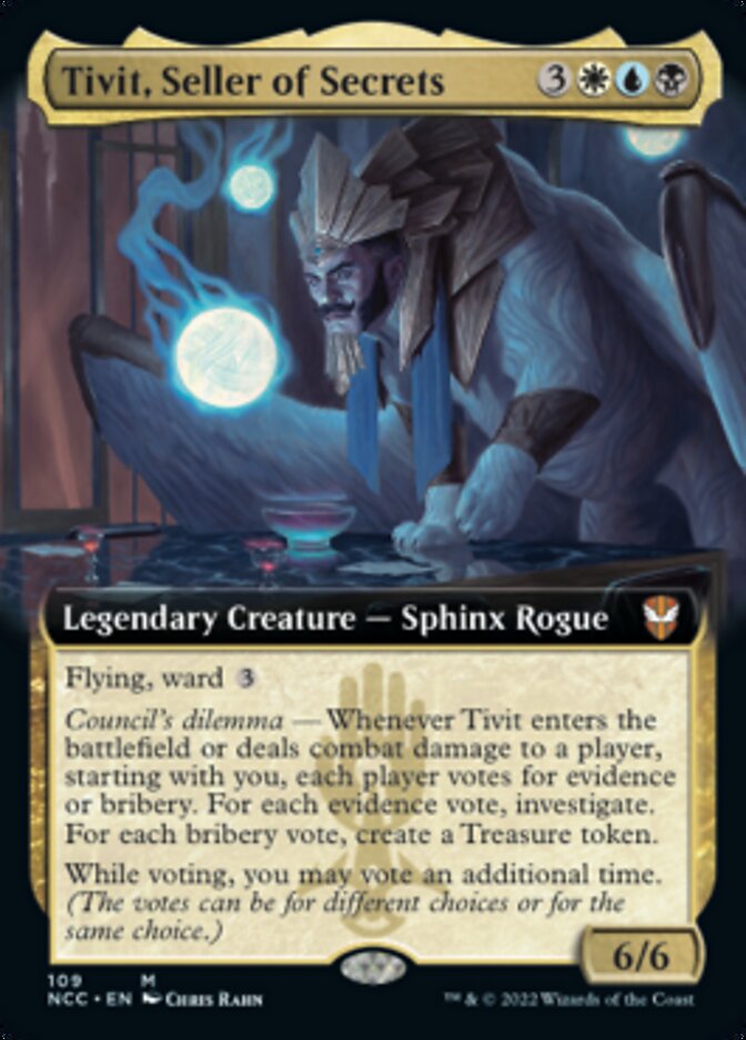 Tivit, Seller of Secrets (Extended Art) [Streets of New Capenna Commander] | RetroPlay Games