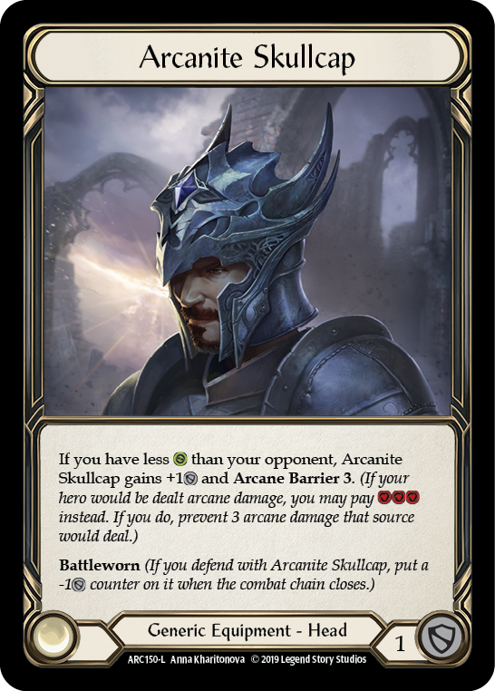 Arcanite Skullcap [ARC150-L] (Arcane Rising)  1st Edition Cold Foil | RetroPlay Games