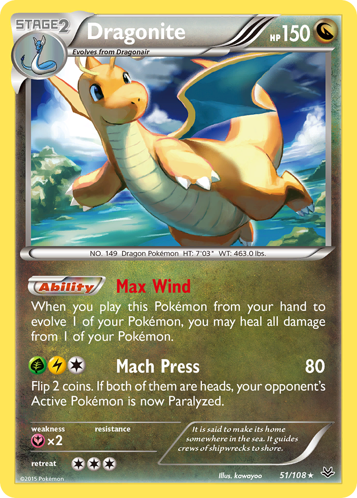 Dragonite (51/108) [XY: Roaring Skies] | RetroPlay Games