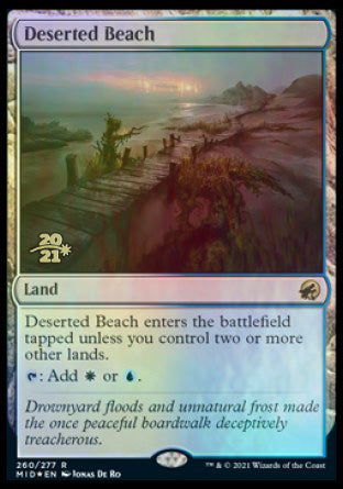 Deserted Beach [Innistrad: Midnight Hunt Prerelease Promos] | RetroPlay Games